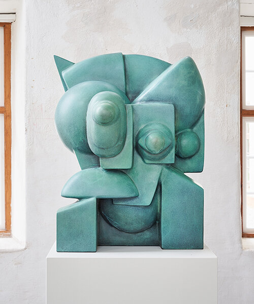devon dejardin discusses the stone-like portraits of his solo show 'pareidolia' in stockholm
